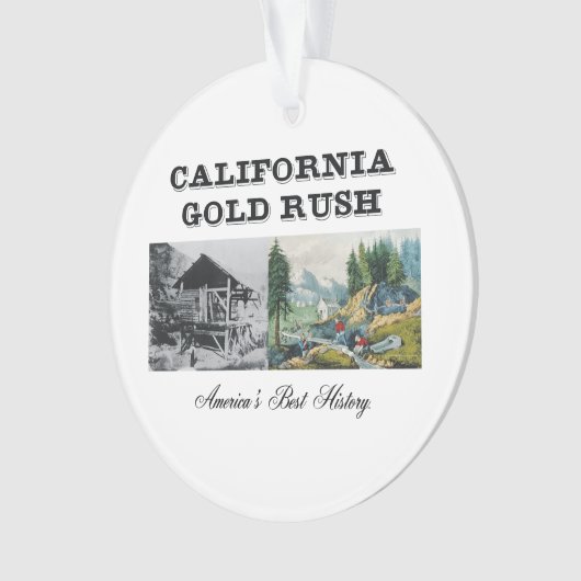 ABH Kalifornien Goldrausch Ornament (Vorderseite)