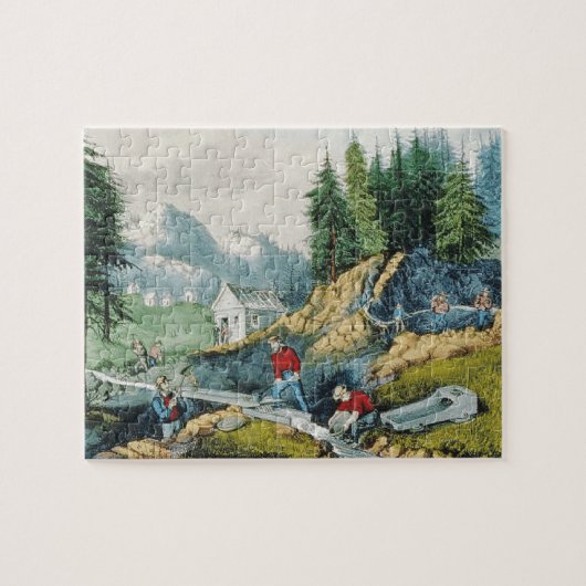 ABH Kalifornien Goldrausch Puzzle (Horizontal)