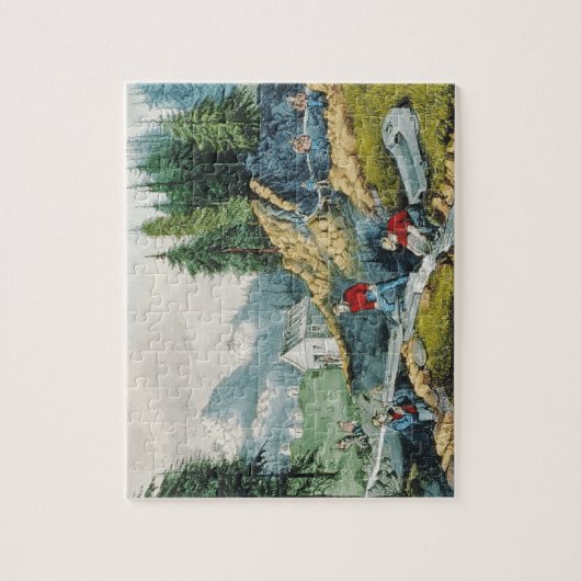 ABH Kalifornien Goldrausch Puzzle (Vertikal)