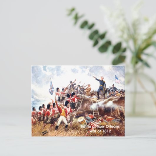 ABH-Krieg von 1812 Postkarte (Stehend Vorderseite)