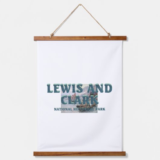 ABH Lewis und Clark NHS Wandteppich Mit Holzrahmen (Vorderseite)