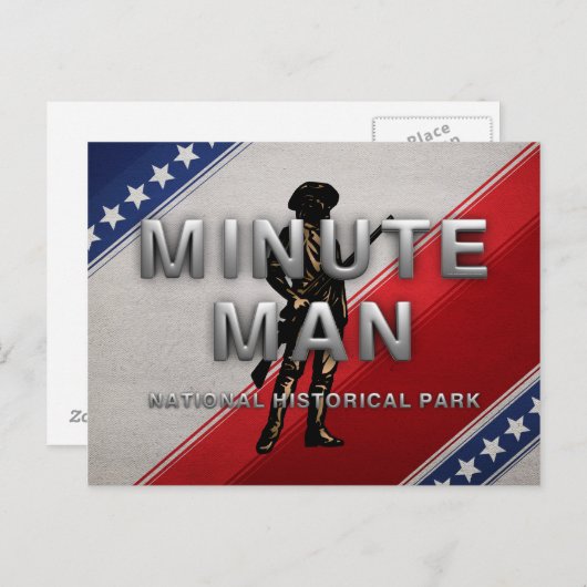 ABH Minute Man Postkarte (Vorne/Hinten)