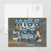 ABH Mississippi National River Postkarte (Vorne/Hinten)