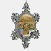 ABH Nashville Schneeflocken Zinn-Ornament (Links)