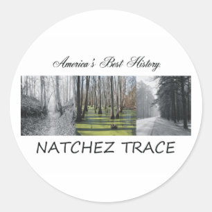 ABH Natchez Spur Runder Aufkleber