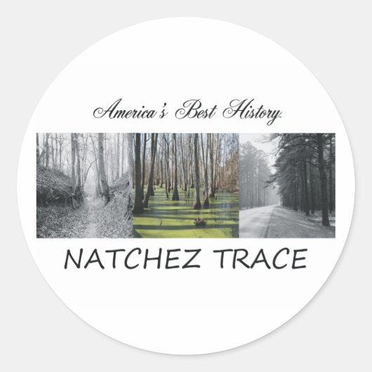 ABH Natchez Spur Runder Aufkleber (Vorderseite)