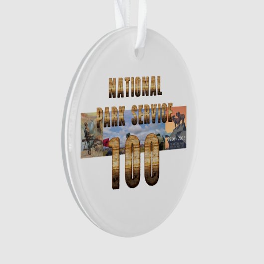 ABH National Park Service 100 Ornament (Vorderseite)