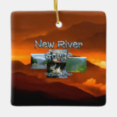ABH New River Gorge Keramikornament (Vorderseite)