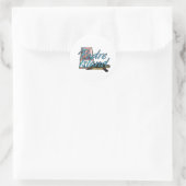 ABH Padre Island Runder Aufkleber (Tasche)