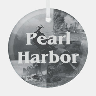 ABH Pearl Harbor Glas-Weihnachtsschmuck Ornament Aus Glas