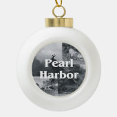ABH Pearl Harbor Keramik Kugel-Ornament (Vorderseite)