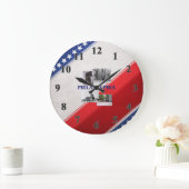 ABH Philadelphia Große Wanduhr (Zuhause)