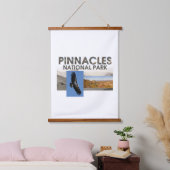 ABH Pinnacles Nationalpark Wandteppich Mit Holzrahmen (Schlafzimmer)