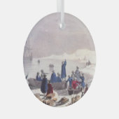 ABH Plymouth Rock Glass Ornament (Vorderseite Rechts)