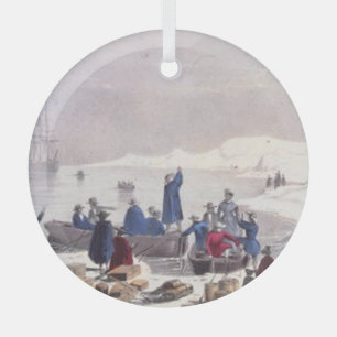 ABH Plymouth Rock Glass Ornament Aus Glas