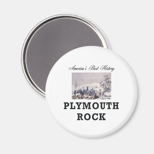 ABH Plymouth Rock Magnet (Vorderseite/Rückseite)