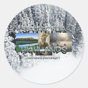 ABH Satittla Highlands NM Runder Aufkleber