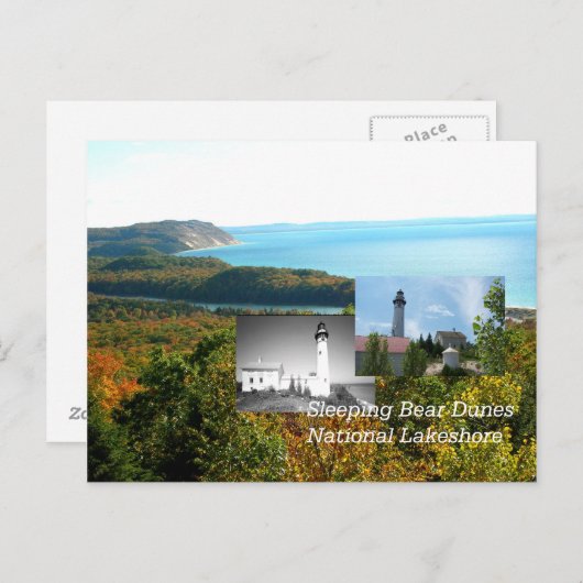 ABH Sleeping Bear Dunes Postkarte (Vorne/Hinten)