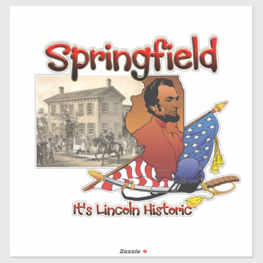 ABH Springfield Aufkleber (Blatt)