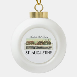 ABH St Augustine Keramik Kugel-Ornament