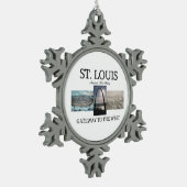 ABH St. Louis Zugang Schneeflocken Zinn-Ornament (Links)