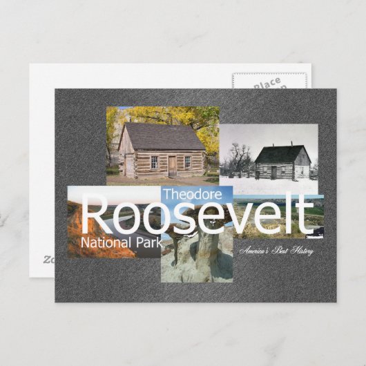 ABH Theodore Roosevelt NP Postkarte (Vorne/Hinten)