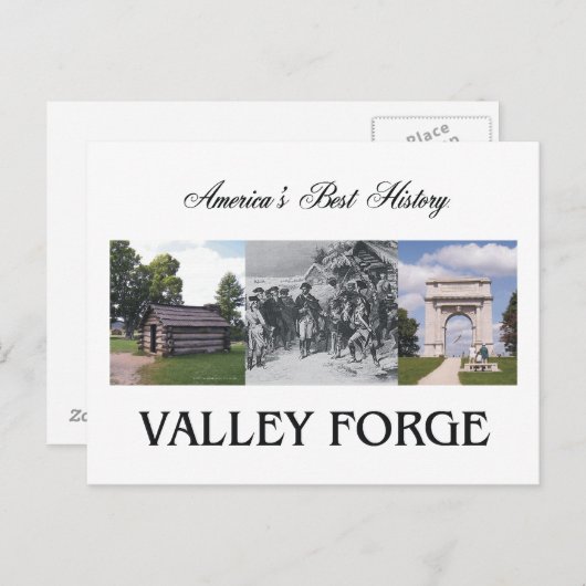 ABH Valley Forge Postkarte (Vorne/Hinten)