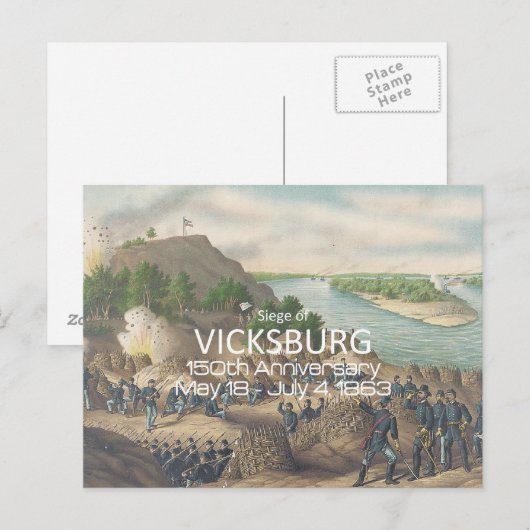 ABH Vicksburg Postkarte (Vorne/Hinten)