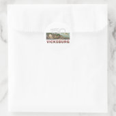 ABH Vicksburg Runder Aufkleber (Tasche)