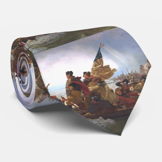 ABH Washingtons Überfahrt Krawatte (Gerollt)