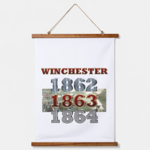 ABH Winchester Wandteppich Mit Holzrahmen
