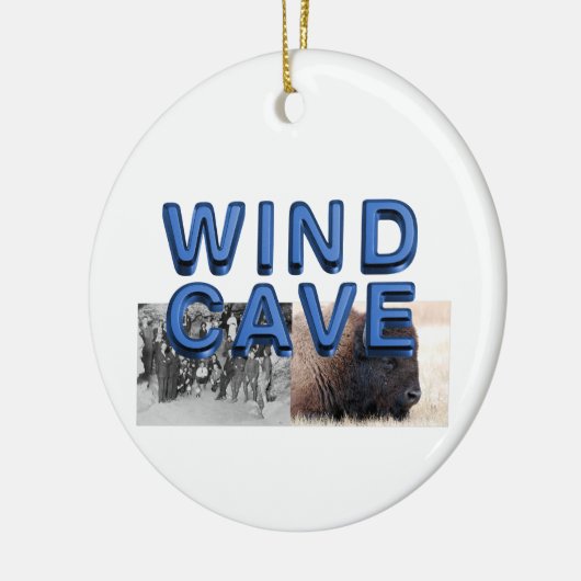 ABH Wind Cave NP Keramik Ornament (Links)