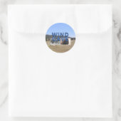 ABH Wind Cave Runder Aufkleber (Tasche)