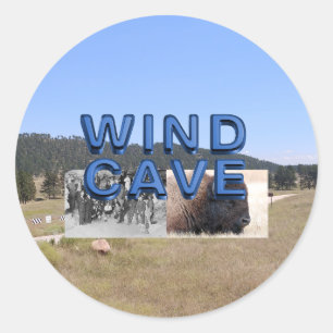 ABH Wind Cave Runder Aufkleber