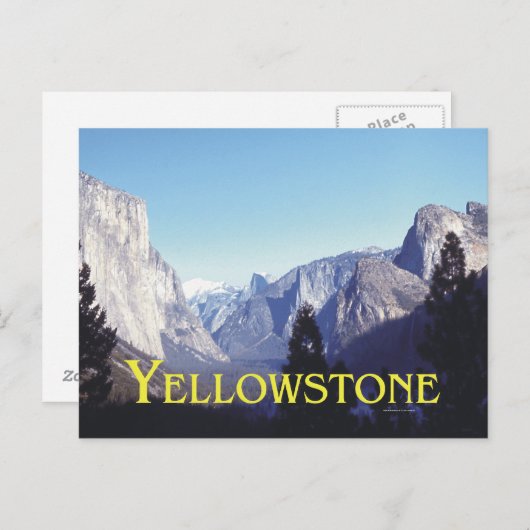ABH Yellowstone Postkarte (Vorne/Hinten)