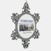 ABH Yorktown Schneeflocken Zinn-Ornament (Links)