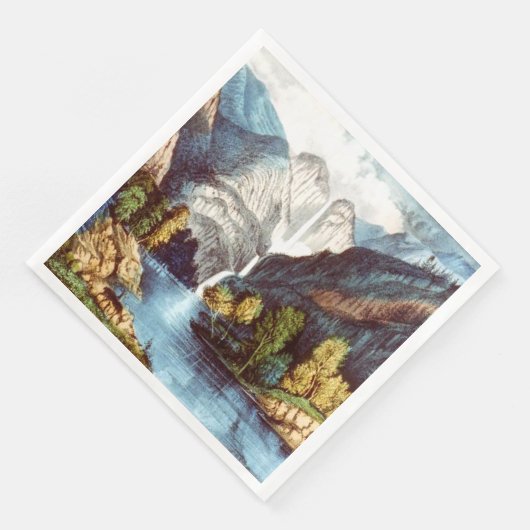 ABH Yosemite Paper Dinner Napkins Serviette (Ecke)