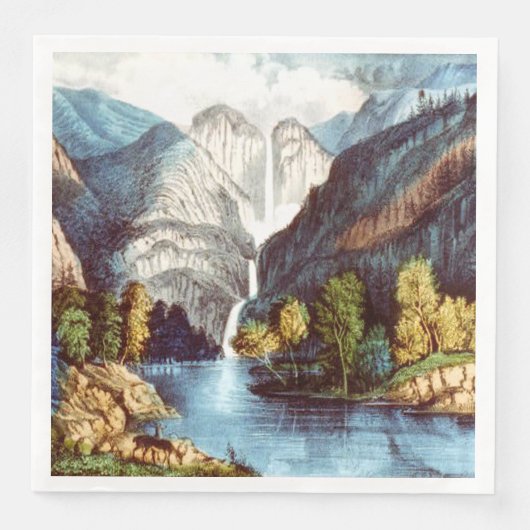 ABH Yosemite Paper Dinner Napkins Serviette (Vorderseite)