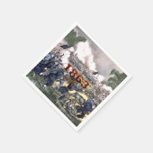 ABH Zivil War 1863 Napkins Serviette (Ecke)