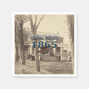 ABH Zivil War 1865 Napkins Serviette