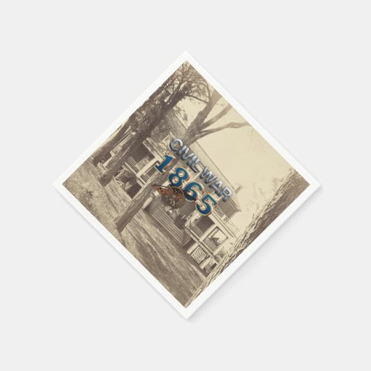 ABH Zivil War 1865 Napkins Serviette (Ecke)