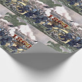 ABH ziviler Krieg 1863 Geschenkpapier (Ecke)