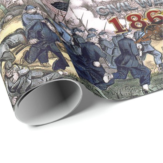 ABH ziviler Krieg 1863 Geschenkpapier (Rolleneckpunkt)