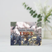 ABH Ziviler Krieg 1863 Postkarte (Stehend Vorderseite)