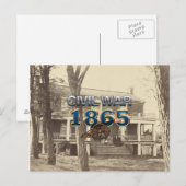 ABH Ziviler Krieg 1865 Postkarte (Vorne/Hinten)