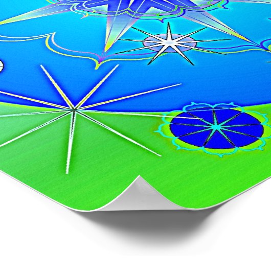 Abha Kingdom Poster (Ecke)