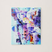 Abhang-griechisches Stadtpuzzlespiel Puzzle (Vertikal)