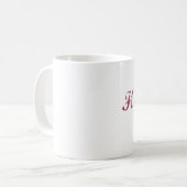 Abhang-New-Jersey Stadt-Klassiker Kaffeetasse (Vorderseite Links)
