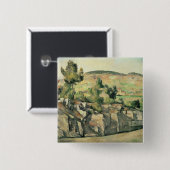 Abhang Pauls Cezanne | in Provence, c.1886-90 Button (Vorne & Hinten)