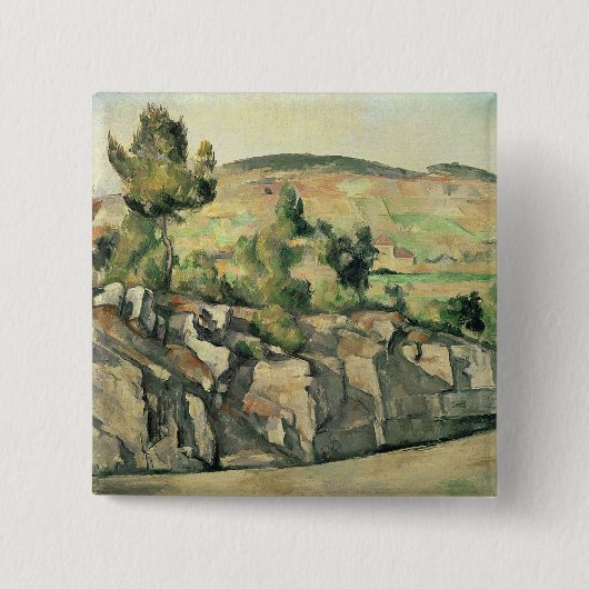 Abhang Pauls Cezanne | in Provence, c.1886-90 Button (Vorderseite)